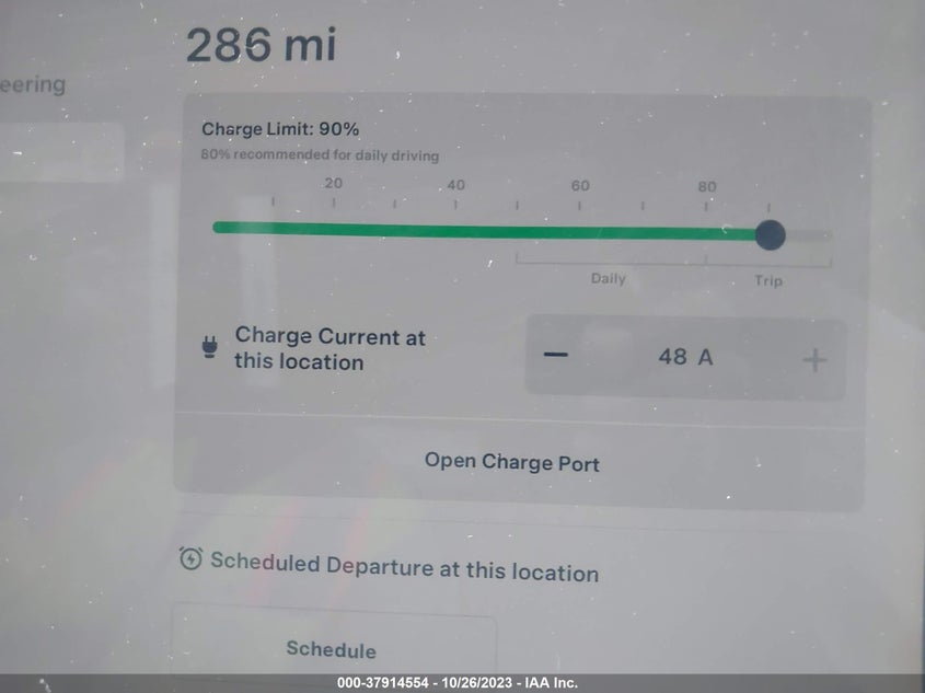 VIN 7SAYGDEEXPF697332 2023 TESLA MODEL Y