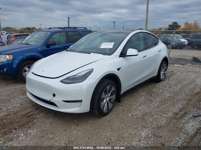 VIN 7SAYGDEEXPF697332 2023 TESLA MODEL Y