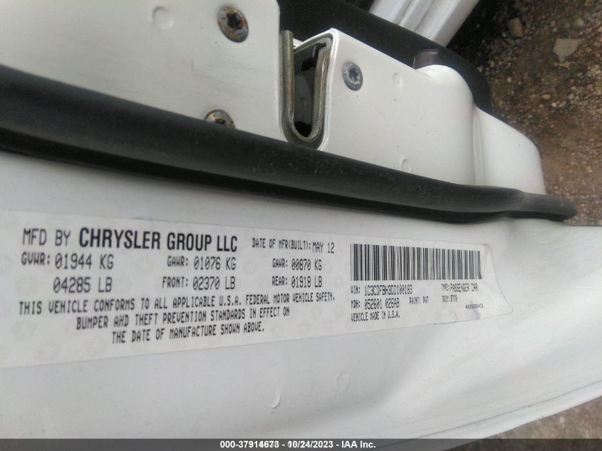 2013 DODGE DART SXT - 1C3CDFBH3DD100183