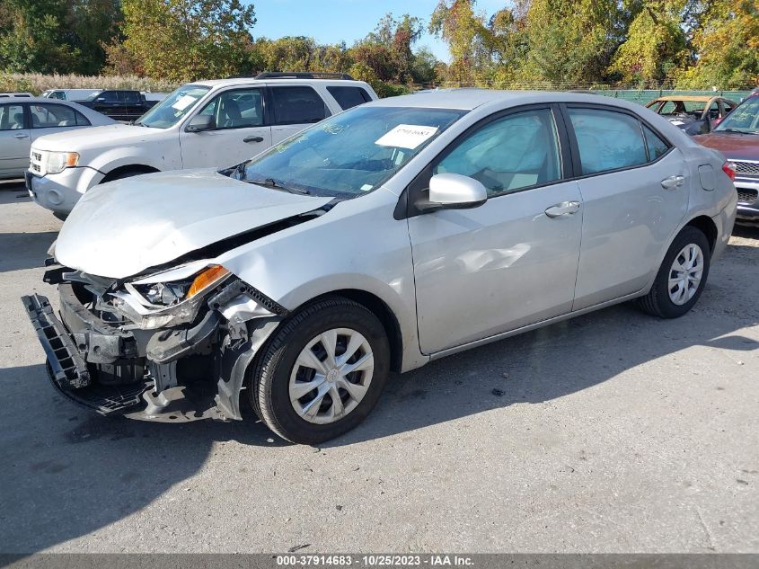 2015 TOYOTA COROLLA L/LE/S/S PLUS/LE PLUS - 2T1BURHE5FC412222