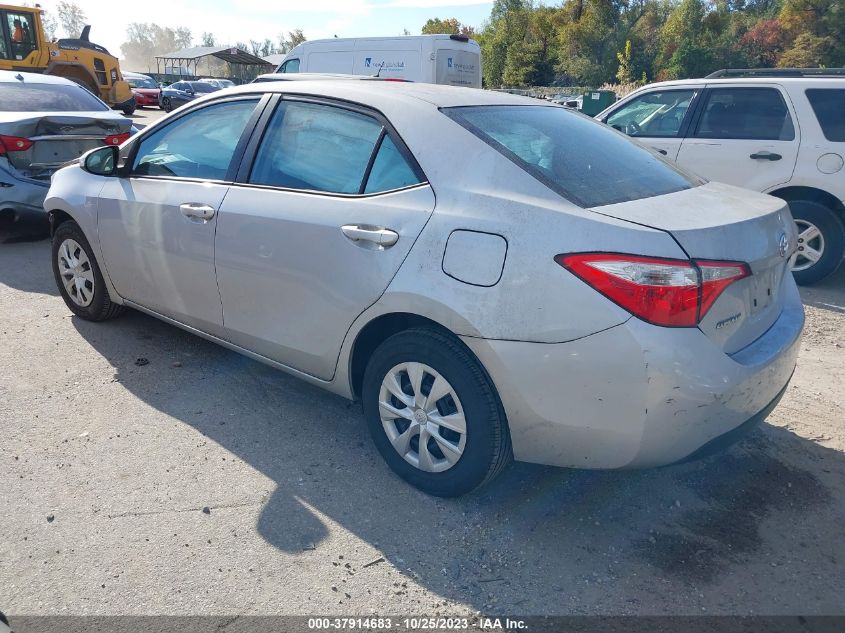 2015 TOYOTA COROLLA L/LE/S/S PLUS/LE PLUS - 2T1BURHE5FC412222