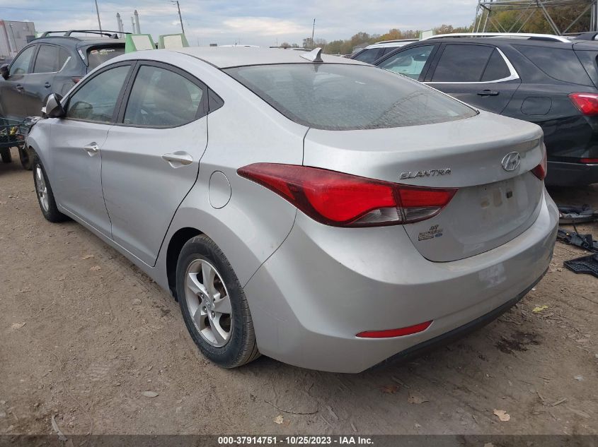 2014 HYUNDAI ELANTRA SE/SPORT/LIMITED - 5NPDH4AE1EH513232