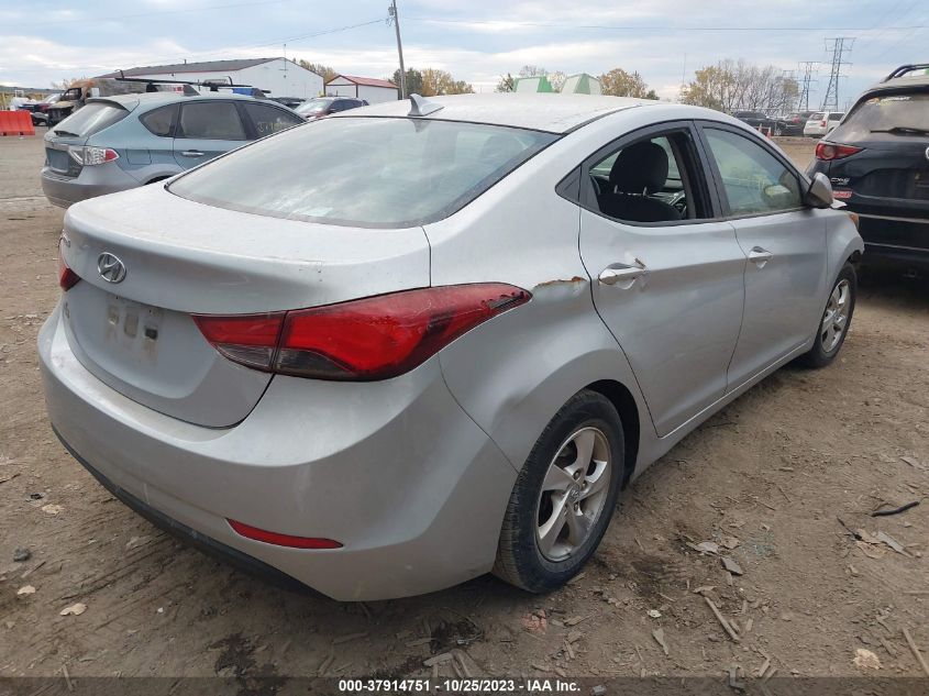 2014 HYUNDAI ELANTRA SE/SPORT/LIMITED - 5NPDH4AE1EH513232