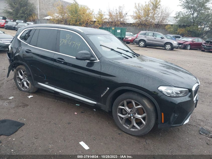 2023 BMW X3 XDRIVE30I - 5UX53DP02P9R39729