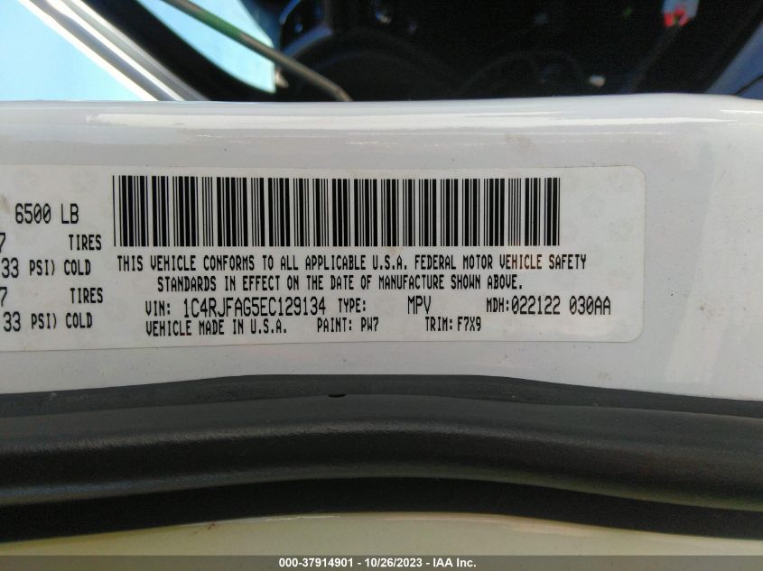 2014 JEEP GRAND CHEROKEE LAREDO - 1C4RJFAG5EC129134