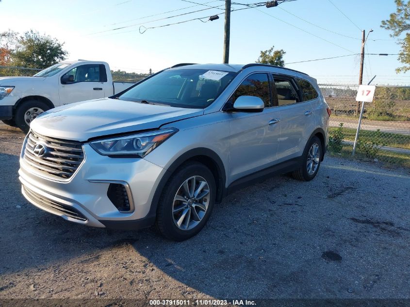 2018 HYUNDAI SANTA FE SE - KM8SM4HF3JU259553