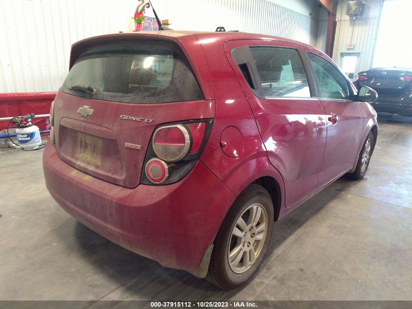 2013 CHEVROLET SONIC LT - 1G1JC6SB7D4150353