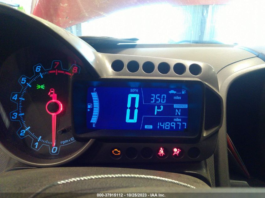 2013 CHEVROLET SONIC LT - 1G1JC6SB7D4150353