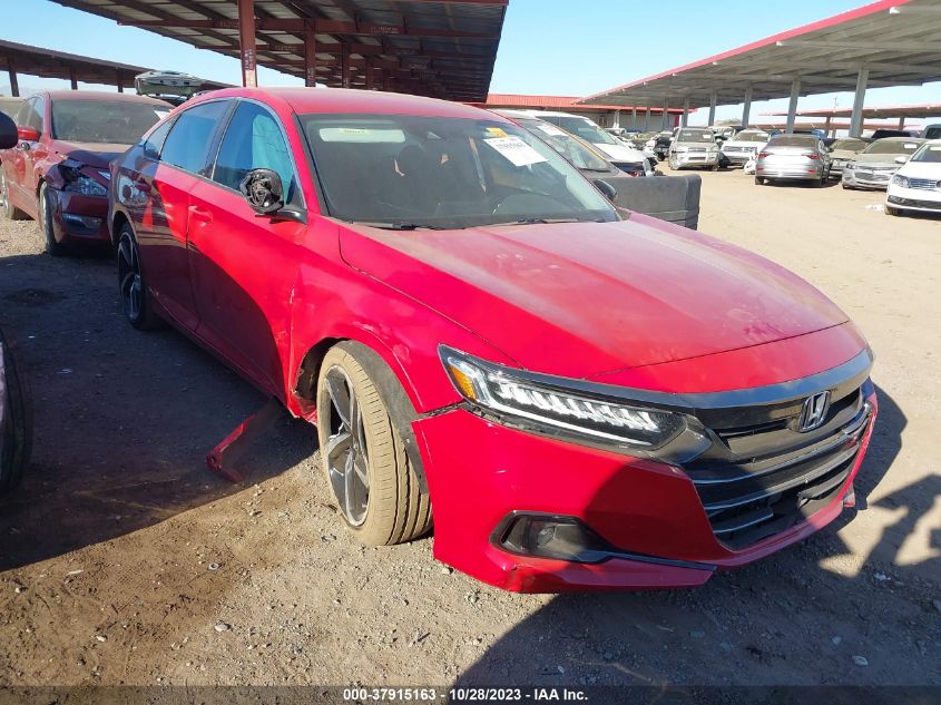 1HGCV1F47NA000336 HONDA ACCORD SEDAN SPORT SE 2022