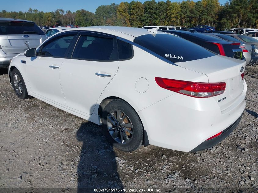 2016 KIA OPTIMA LX TURBO - 5XXGT4L12GG034354