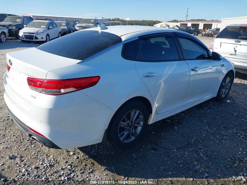 2016 KIA OPTIMA LX TURBO - 5XXGT4L12GG034354