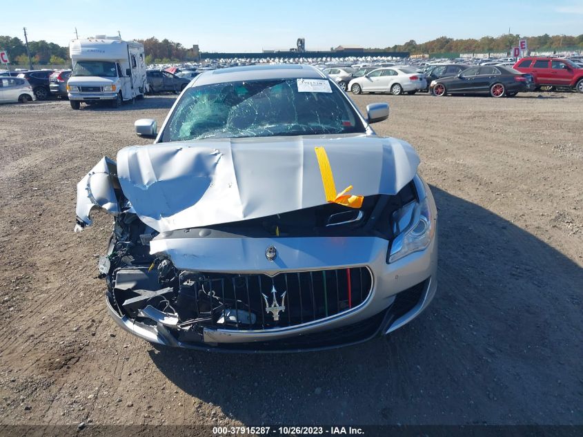 2014 MASERATI QUATTROPORTE S Q4 ZAM56RRA2E1095646