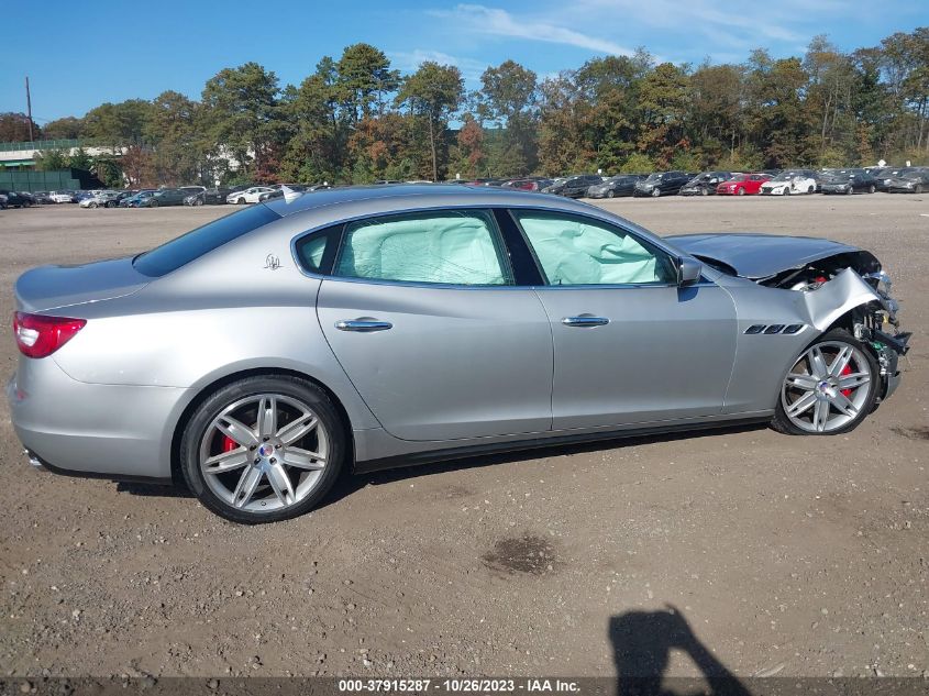2014 MASERATI QUATTROPORTE S Q4 ZAM56RRA2E1095646