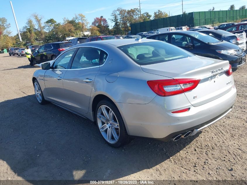 2014 MASERATI QUATTROPORTE S Q4 ZAM56RRA2E1095646