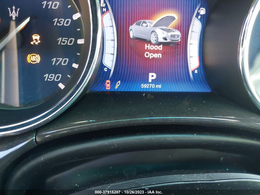2014 MASERATI QUATTROPORTE S Q4 ZAM56RRA2E1095646