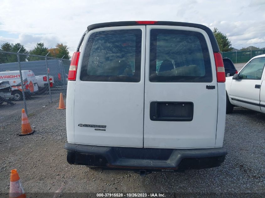 2014 CHEVROLET EXPRESS 2500 WORK VAN 1GCWGFFA6E1141455
