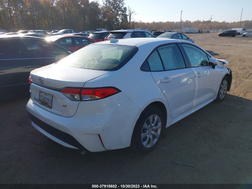 2020 TOYOTA COROLLA LE - JTDEPRAE3LJ090744