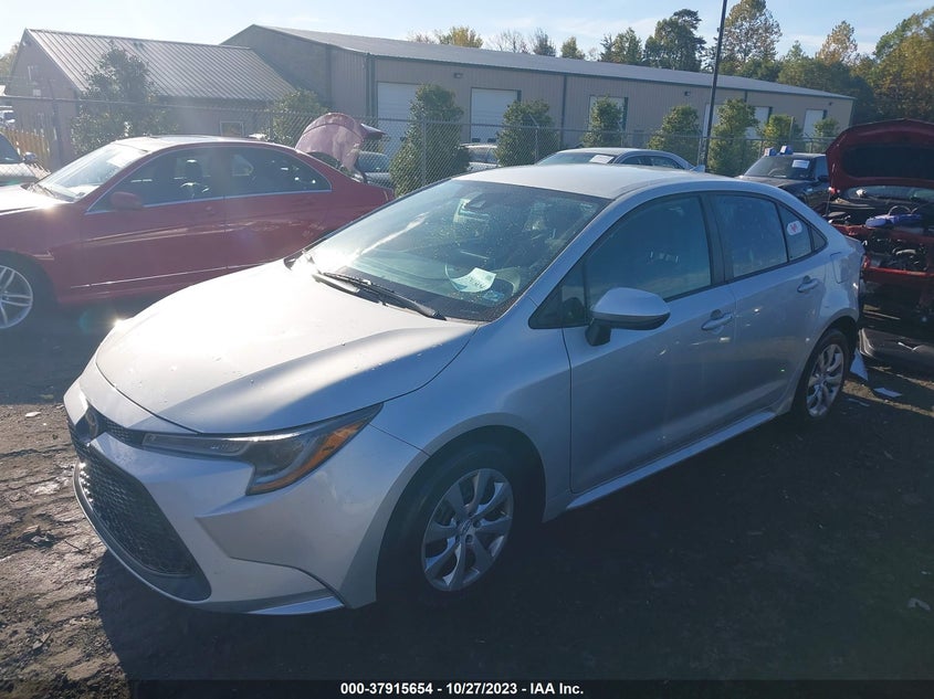 VIN 5YFEPRAE6LP086019 2020 TOYOTA COROLLA LE