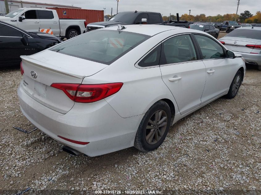 2015 HYUNDAI SONATA 2.4L SE - 5NPE24AF4FH208341