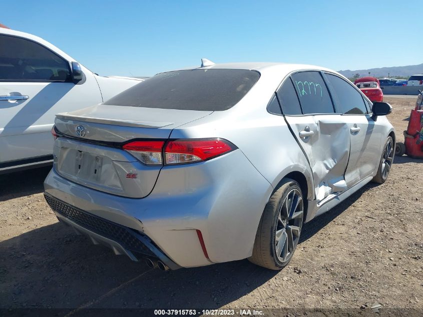 VIN JTDP4RCE8LJ005279 2020 TOYOTA COROLLA SE