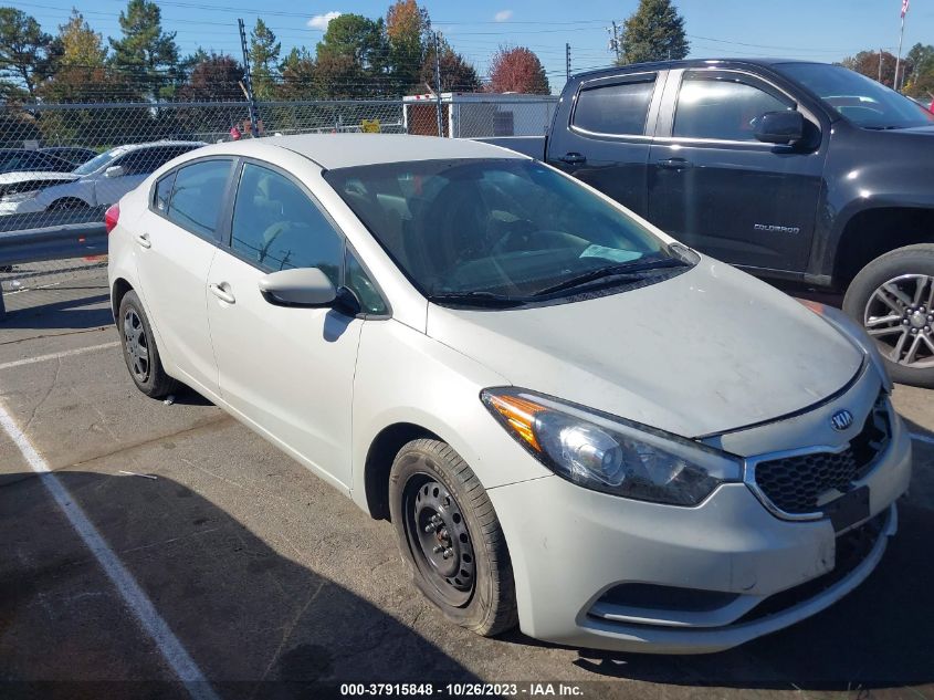 2014 KIA FORTE LX - KNAFK4A6XE5177032