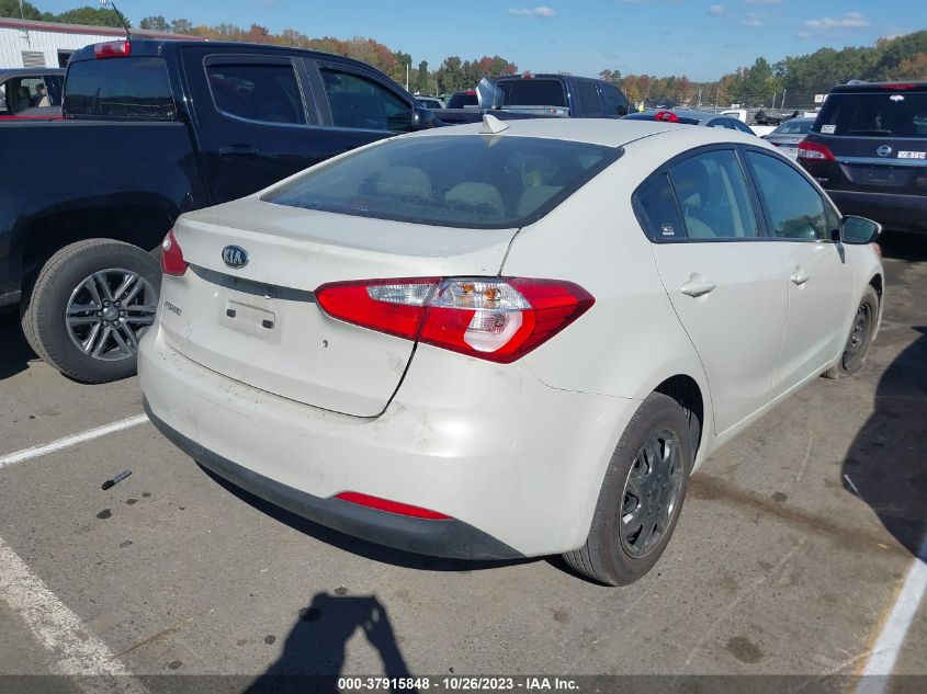 2014 KIA FORTE LX - KNAFK4A6XE5177032