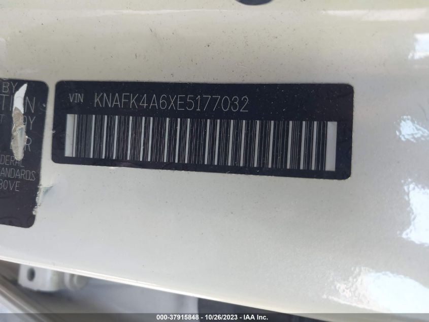 2014 KIA FORTE LX - KNAFK4A6XE5177032