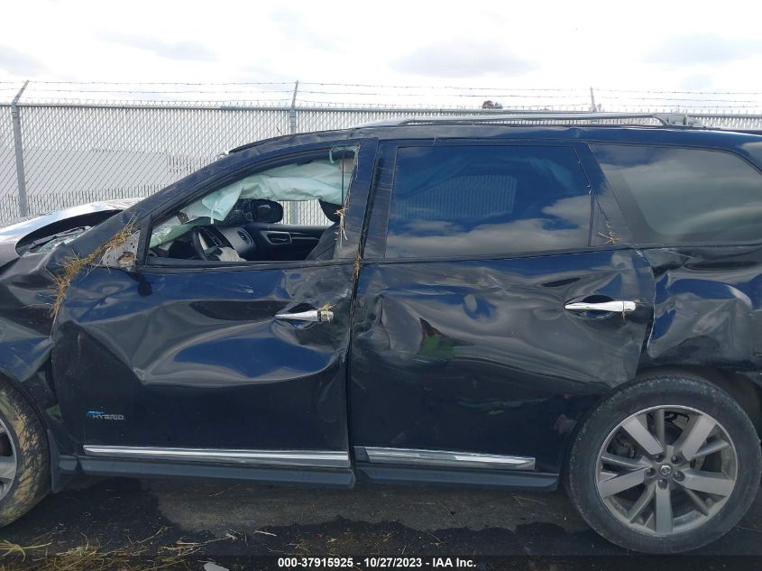 2014 NISSAN PATHFINDER PLATINUM HYBRID - 5N1CR2MM9EC651592