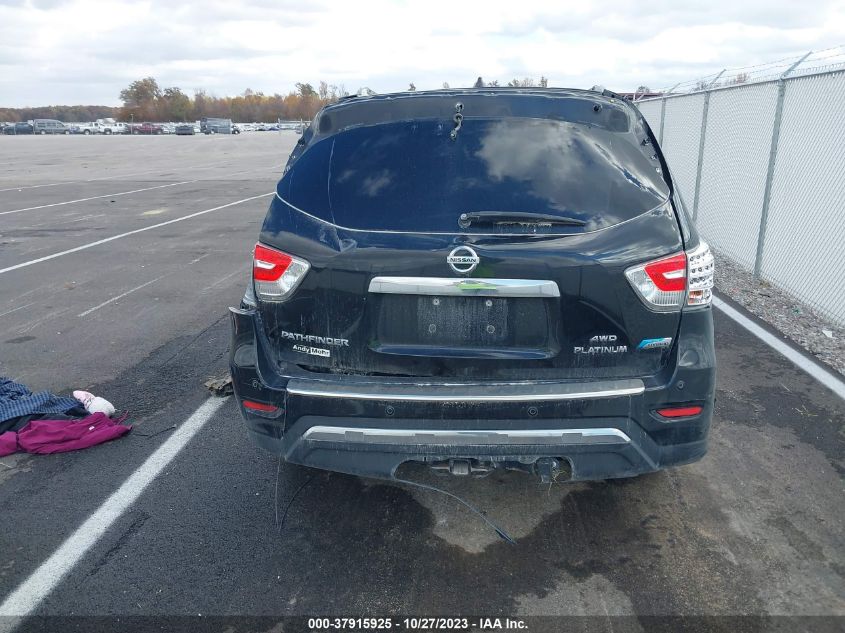 2014 NISSAN PATHFINDER PLATINUM HYBRID - 5N1CR2MM9EC651592