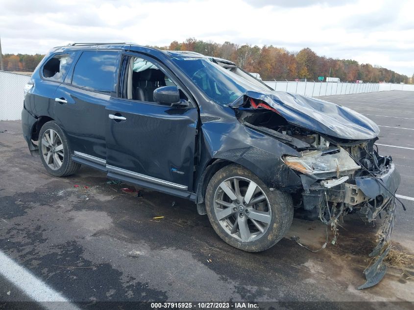 2014 NISSAN PATHFINDER PLATINUM HYBRID - 5N1CR2MM9EC651592
