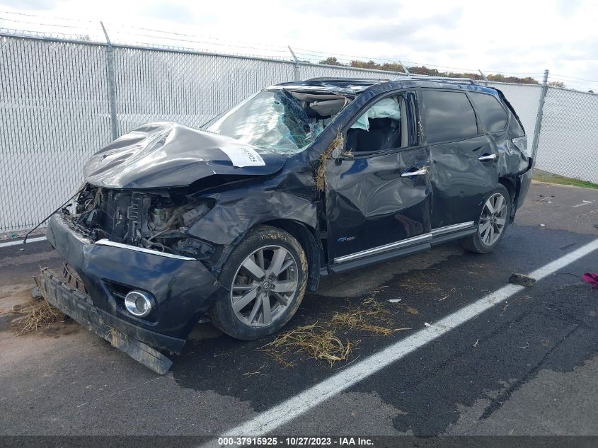 2014 NISSAN PATHFINDER PLATINUM HYBRID - 5N1CR2MM9EC651592