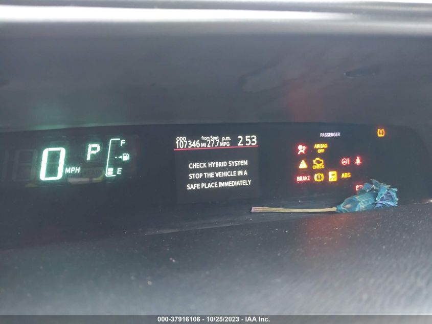 2013 TOYOTA PRIUS C - JTDKDTB32D1038111