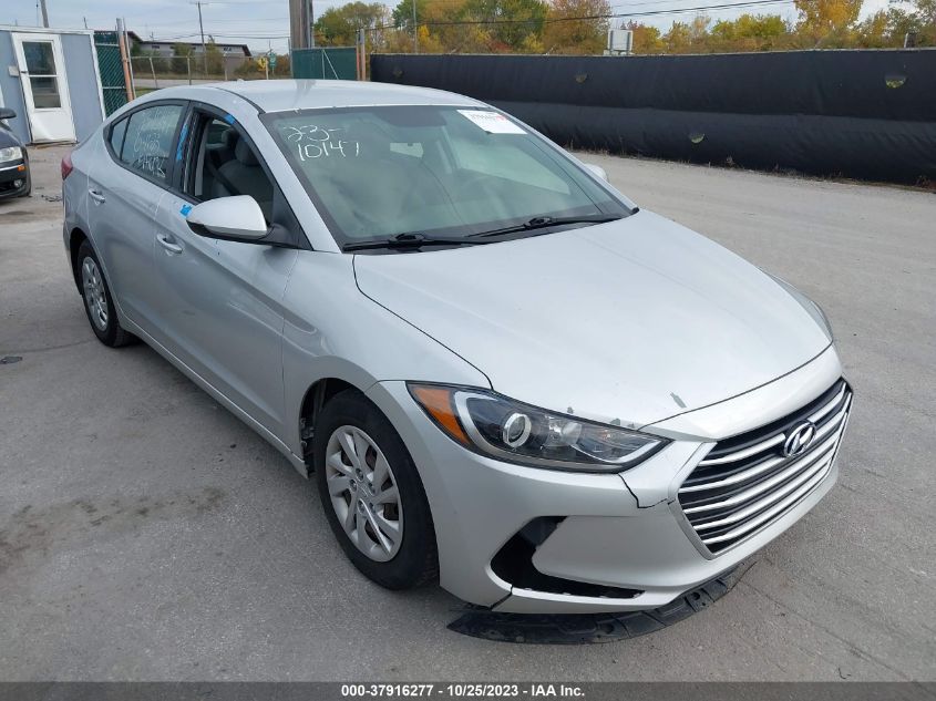 2017 HYUNDAI ELANTRA SE - 5NPD74LF3HH104498