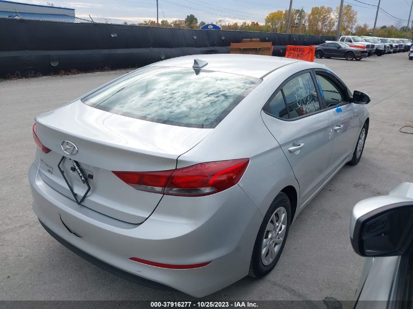 2017 HYUNDAI ELANTRA SE - 5NPD74LF3HH104498