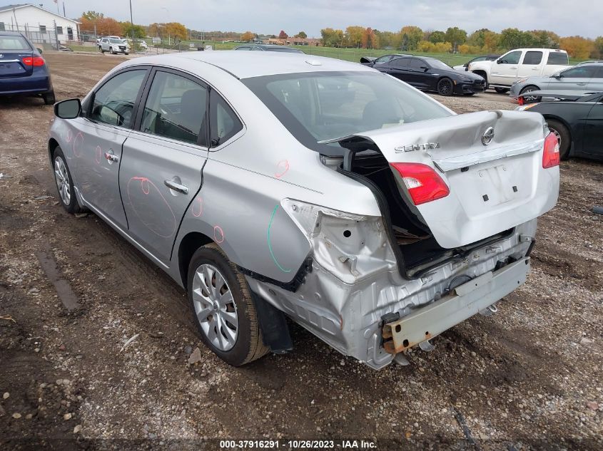 2016 NISSAN SENTRA S/SV/SR/SL - 3N1AB7AP1GL657683