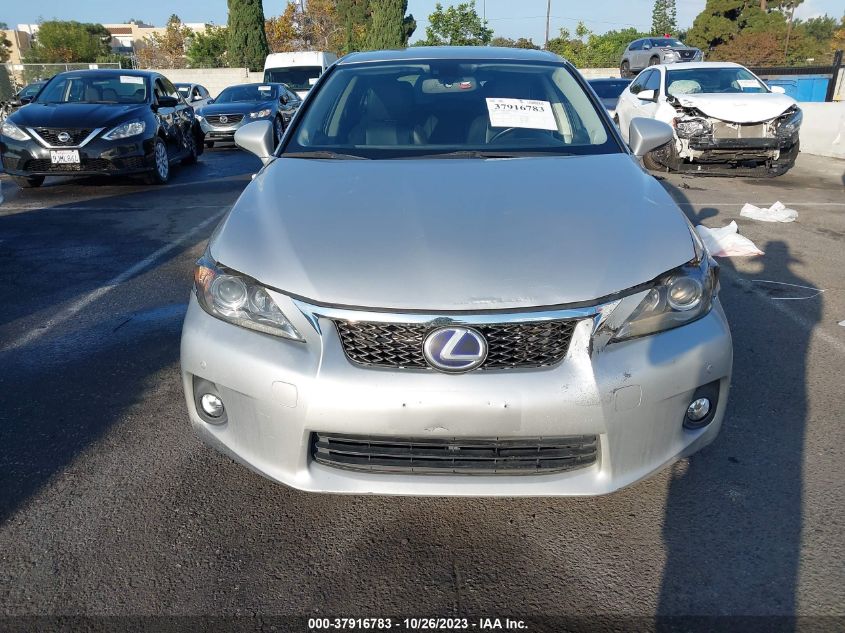 2013 LEXUS CT 200H HYBRID - JTHKD5BH7D2135000