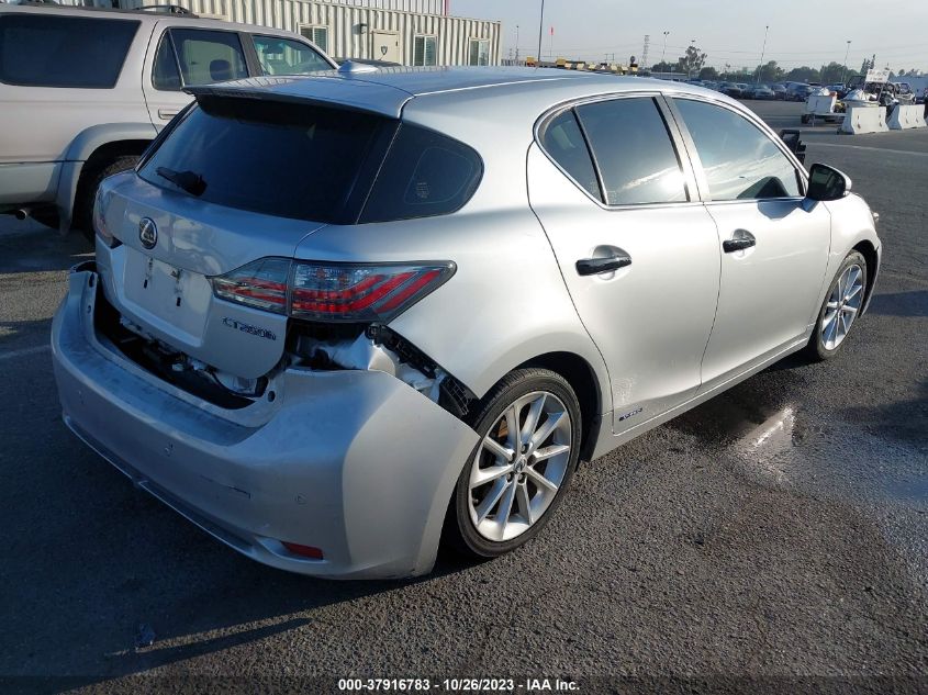 2013 LEXUS CT 200H HYBRID - JTHKD5BH7D2135000