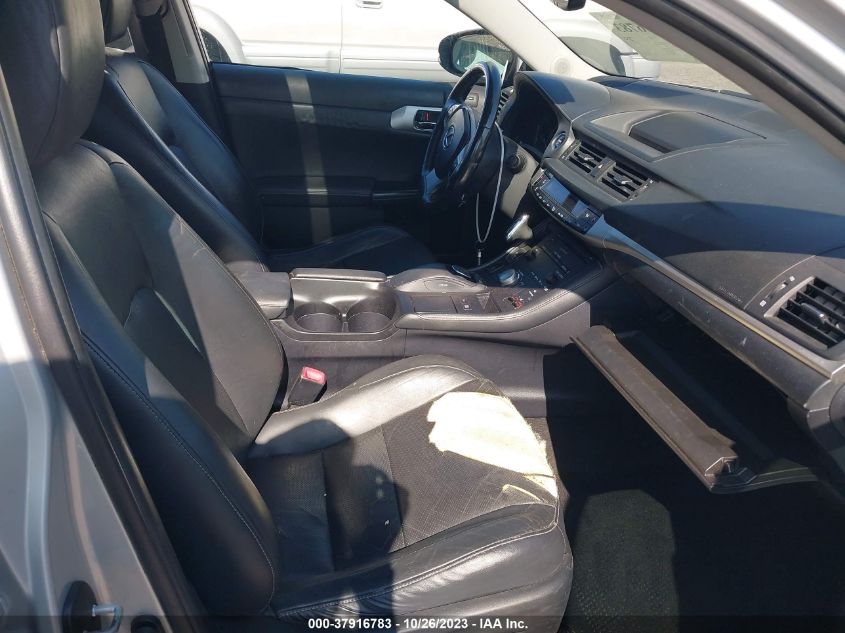 2013 LEXUS CT 200H HYBRID - JTHKD5BH7D2135000