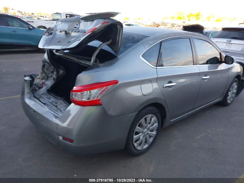 2014 NISSAN SENTRA S/SV/SR/SL - 3N1AB7AP4EY302992