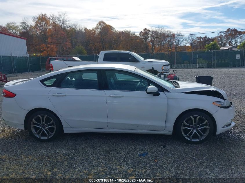 2017 FORD FUSION SE - 3FA6P0HD6HR333866