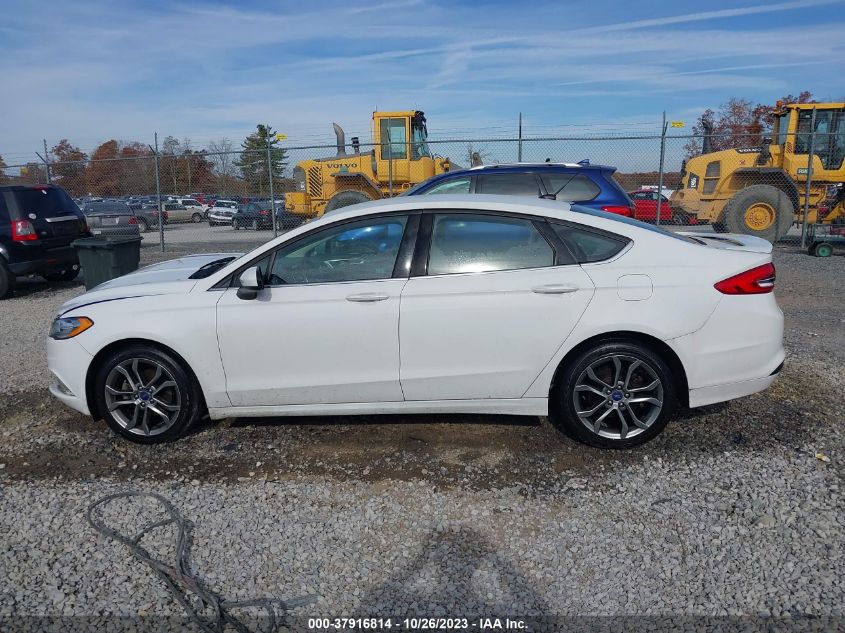 2017 FORD FUSION SE - 3FA6P0HD6HR333866