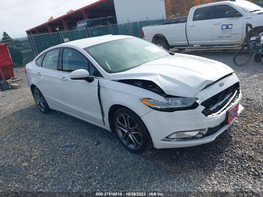 2017 FORD FUSION SE - 3FA6P0HD6HR333866