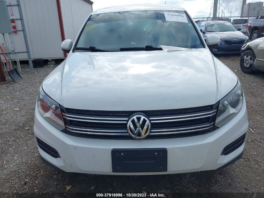 2014 VOLKSWAGEN TIGUAN SE - WVGBV3AX6EW614347