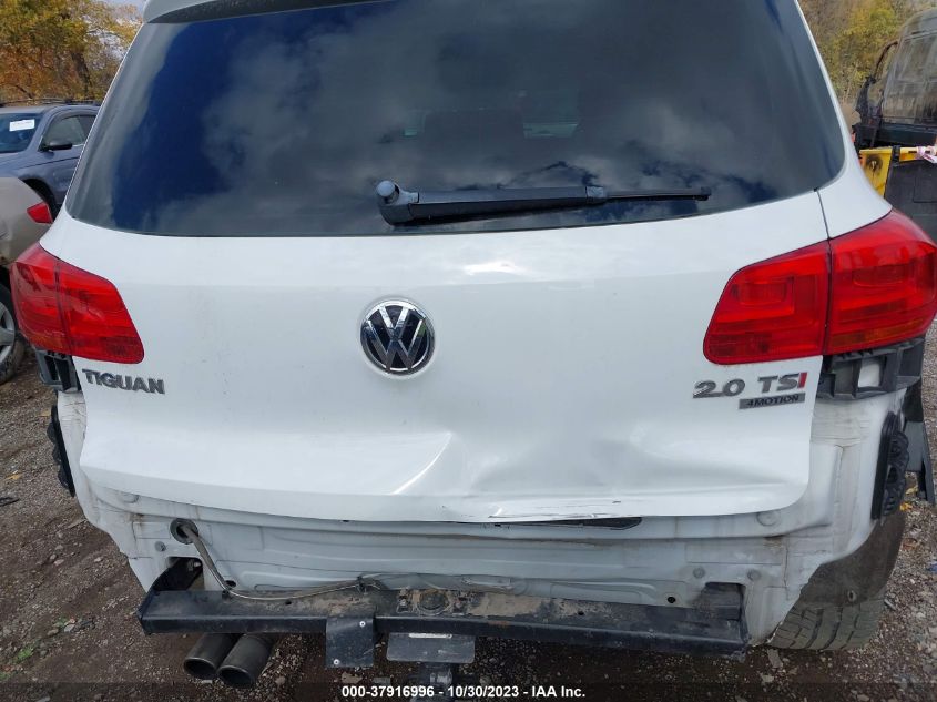 2014 VOLKSWAGEN TIGUAN SE - WVGBV3AX6EW614347