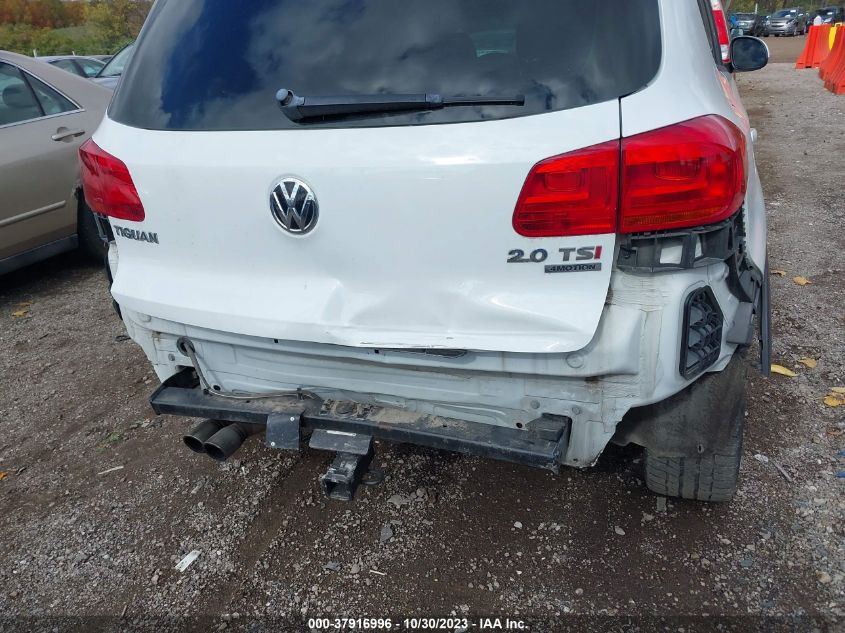 2014 VOLKSWAGEN TIGUAN SE - WVGBV3AX6EW614347