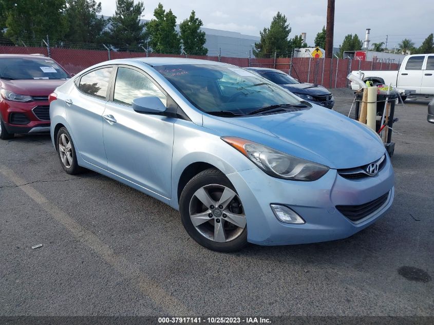 2013 HYUNDAI ELANTRA GLS - KMHDH4AE7DU591501