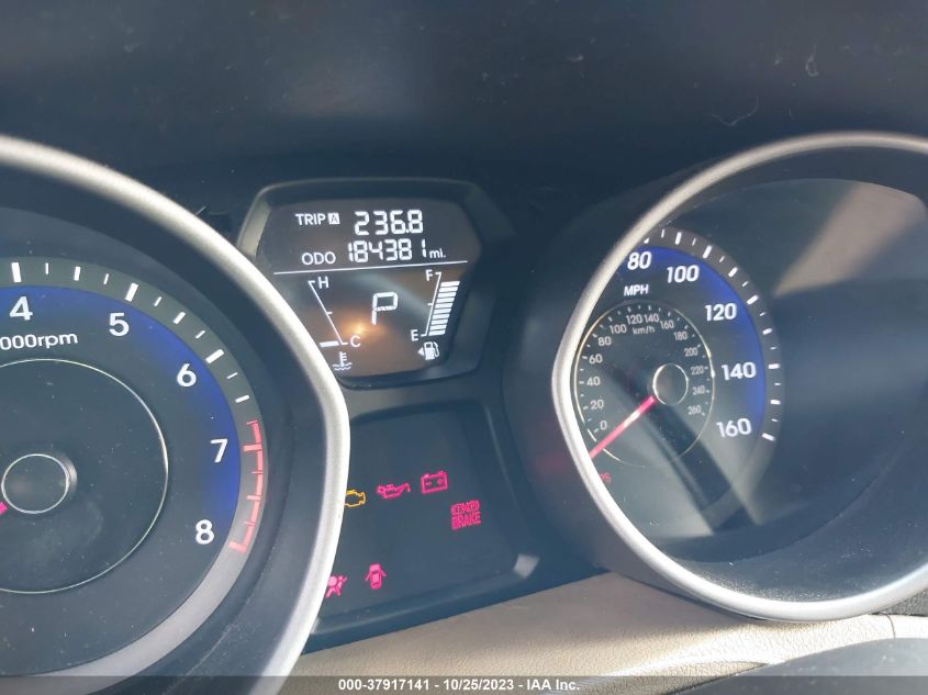 2013 HYUNDAI ELANTRA GLS - KMHDH4AE7DU591501