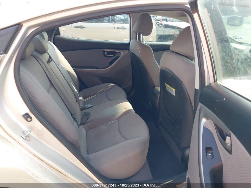 2013 HYUNDAI ELANTRA GLS - KMHDH4AE1DU626095
