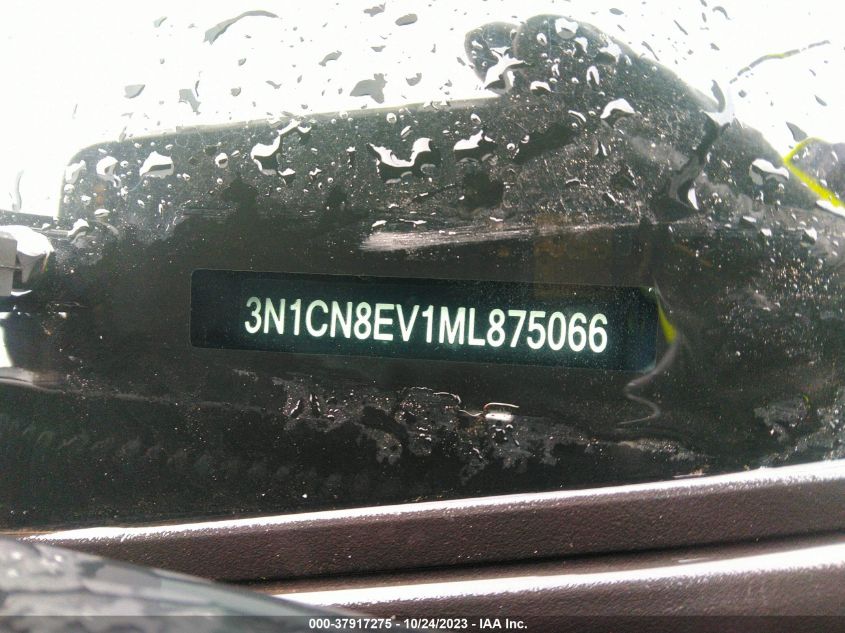 2021 NISSAN VERSA SV - 3N1CN8EV1ML875066