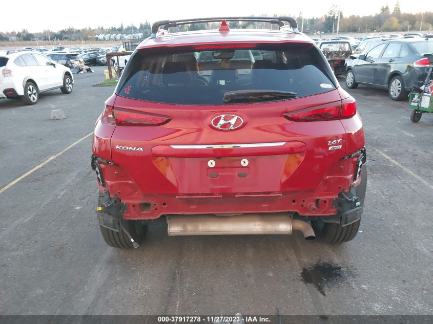 2019 HYUNDAI KONA ULTIMATE - KM8K5CA5XKU381725